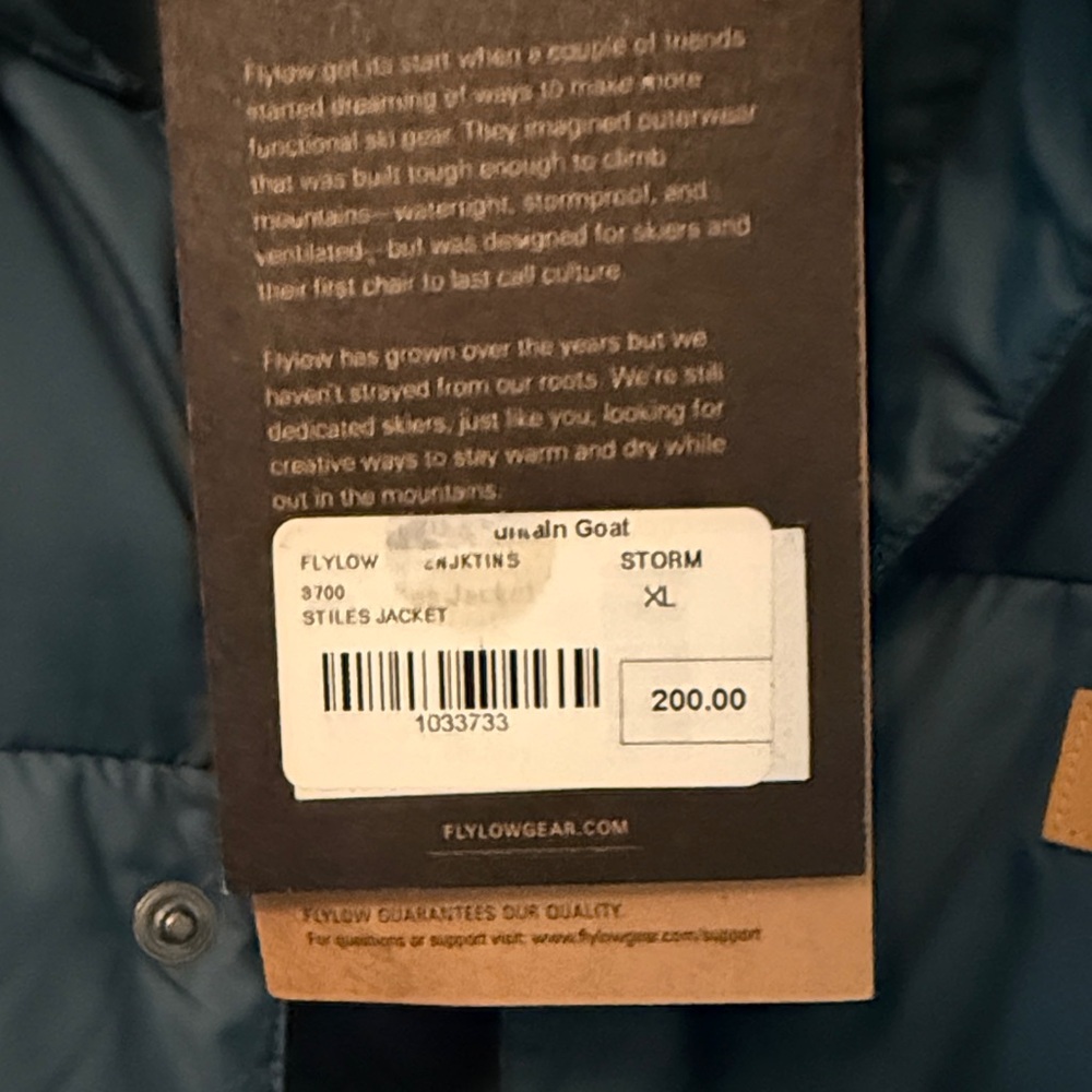 Brand New Avalanche Deep Teal Quilted Jacket XL - Picture 7 of 7